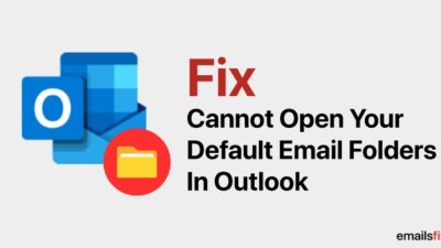 cannot open email folder outlook ost