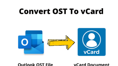 convert ost to vcard